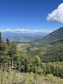 Foto von Maria Kristan entlang der Tour