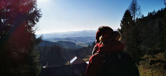 Foto von Klaus Lehner entlang der Tour