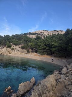 Photo de Darija Forgač le long du parcours