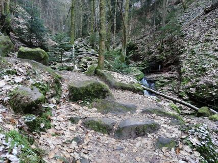 Entlang der Wolfschlucht