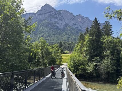 Foto von Friederike Steyrer entlang der Tour