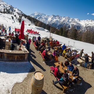 Nach der Tour das Panorama geniessen.