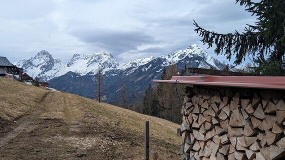 Foto von Klaus Lehner entlang der Tour