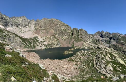 Photo de Toni Lerda le long du parcours