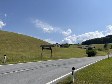 Photo de Heinz Sperl le long du parcours