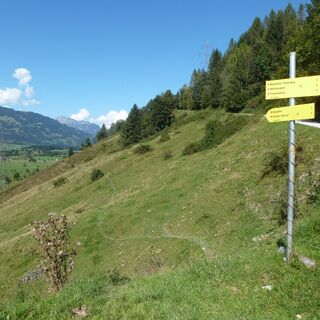 Die Querung oberhalb von Mayrhofen.