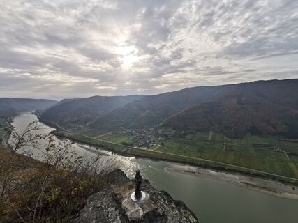 Foto de Michael Spranger a lo largo del recorrido