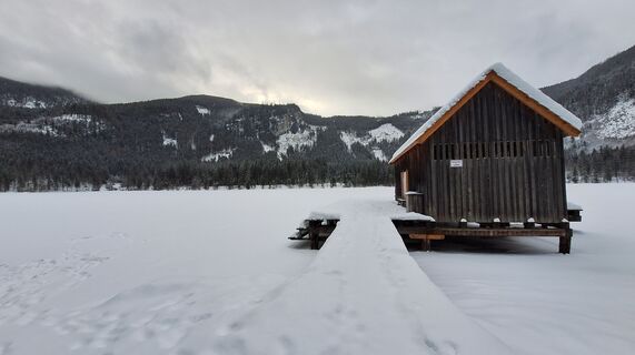 Foto von Regina Fleischmann entlang der Tour