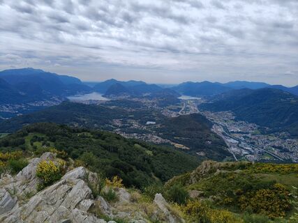 Foto de Stefano Suter a lo largo del recorrido