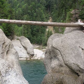 Blick vom Oberen Wasserfall
