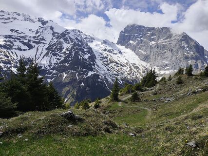 Photo de Oli Meier le long du parcours