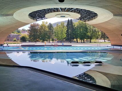 Schwimmbad von Ferrette