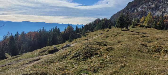 Foto de Alexandra Kaufmann a lo largo del recorrido