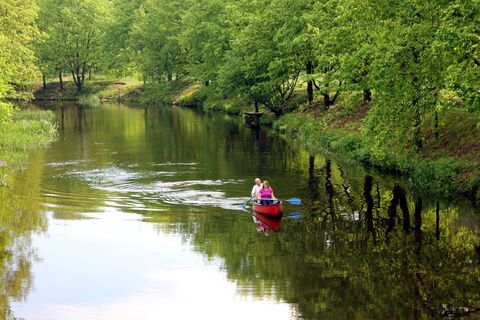 Paddler auf dem Wasser