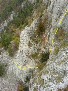oberer Teil HTL Steig vom Skywalk ausgesehen