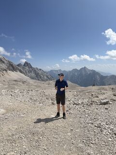 Foto von Sven de Vries entlang der Tour