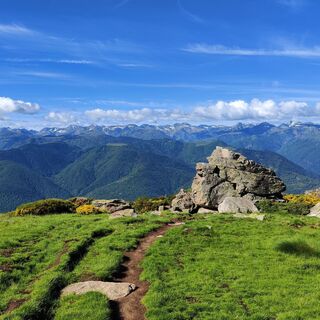Blick auf die Grenzgipfel