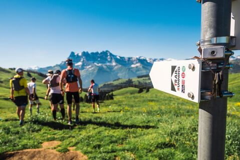 Die Route ist vollständig beschildert