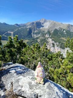 Photo de Edith K. le long du parcours