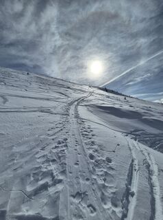 Foto von Arnulf Müller entlang der Tour