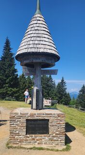 Photo de Barbara Turi le long du parcours