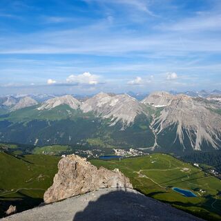 Die Bergstation der Luftseilbahn Arosa-Weisshorn