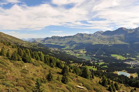 Panoramablick über die Ferienregion Lenzerheide
