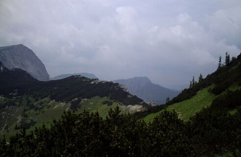 Blick zum Schafhalssattel