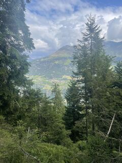 Foto von Silke entlang der Tour
