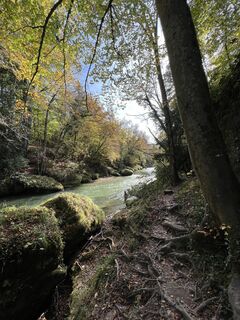 Foto von Renate Lanschützer entlang der Tour