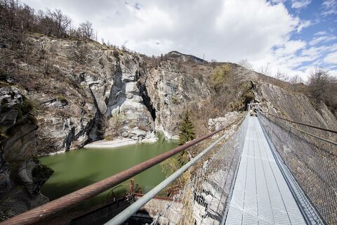 Hängebrücke Massegga