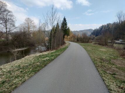 Foto von Jessica Bosshard entlang der Tour