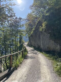 Foto von Heinz Sperl entlang der Tour