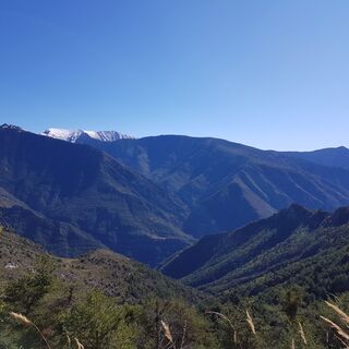 Ilonse - Panorama auf das Tal Tinée