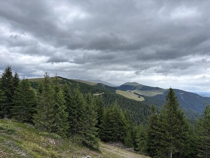 Foto von Silvia Huber entlang der Tour