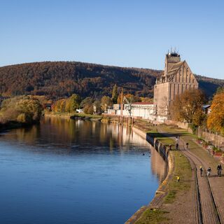 Ausblick Weserpromenade Holzminden