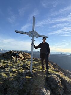 Photo de Sven Reiter le long du parcours