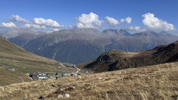 Photo de A.C. le long du parcours