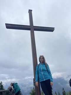 Foto de Kate Rusakova a lo largo del recorrido