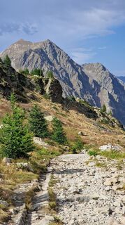 Foto de Fabrizi Mellano a lo largo del recorrido