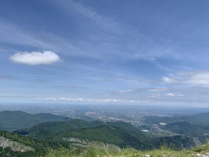 Foto de Toni Lerda a lo largo del recorrido