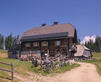 Die Halterhütte auf der Malleistenalm
