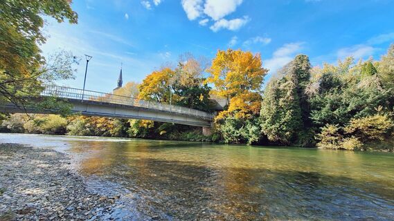 Foto von Regina Fleischmann entlang der Tour