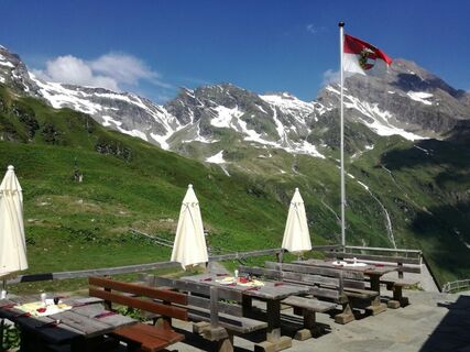 Terrasse Bergrestaurant Mooserboden
