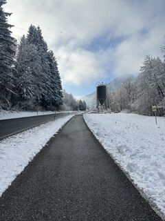 Foto de Maximilian Klammer a lo largo del recorrido