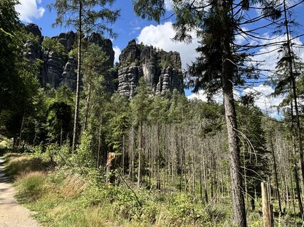 Photo de Erik Schwarz le long du parcours