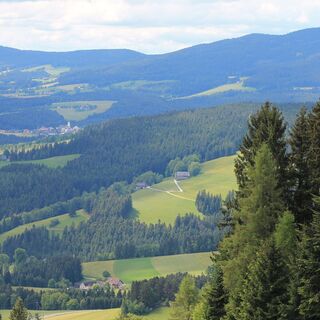 Blick von St. Jakob im Walde nach Wenigzell, Joglland-Waldheimat in der Oststeiermark