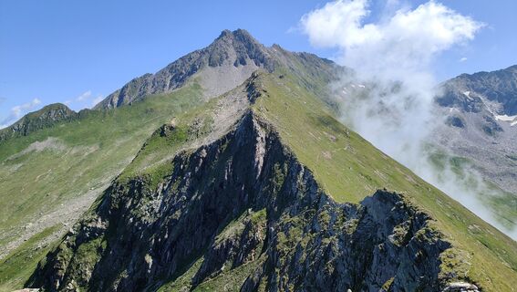 Grat Richtung Ahornspitze