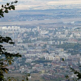 Blick auf Sofia vom Vitosha aus, Sofia