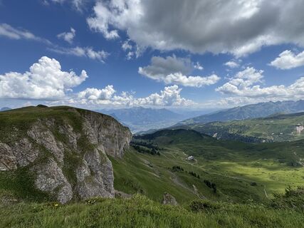 Foto von Andrea Omlin entlang der Tour